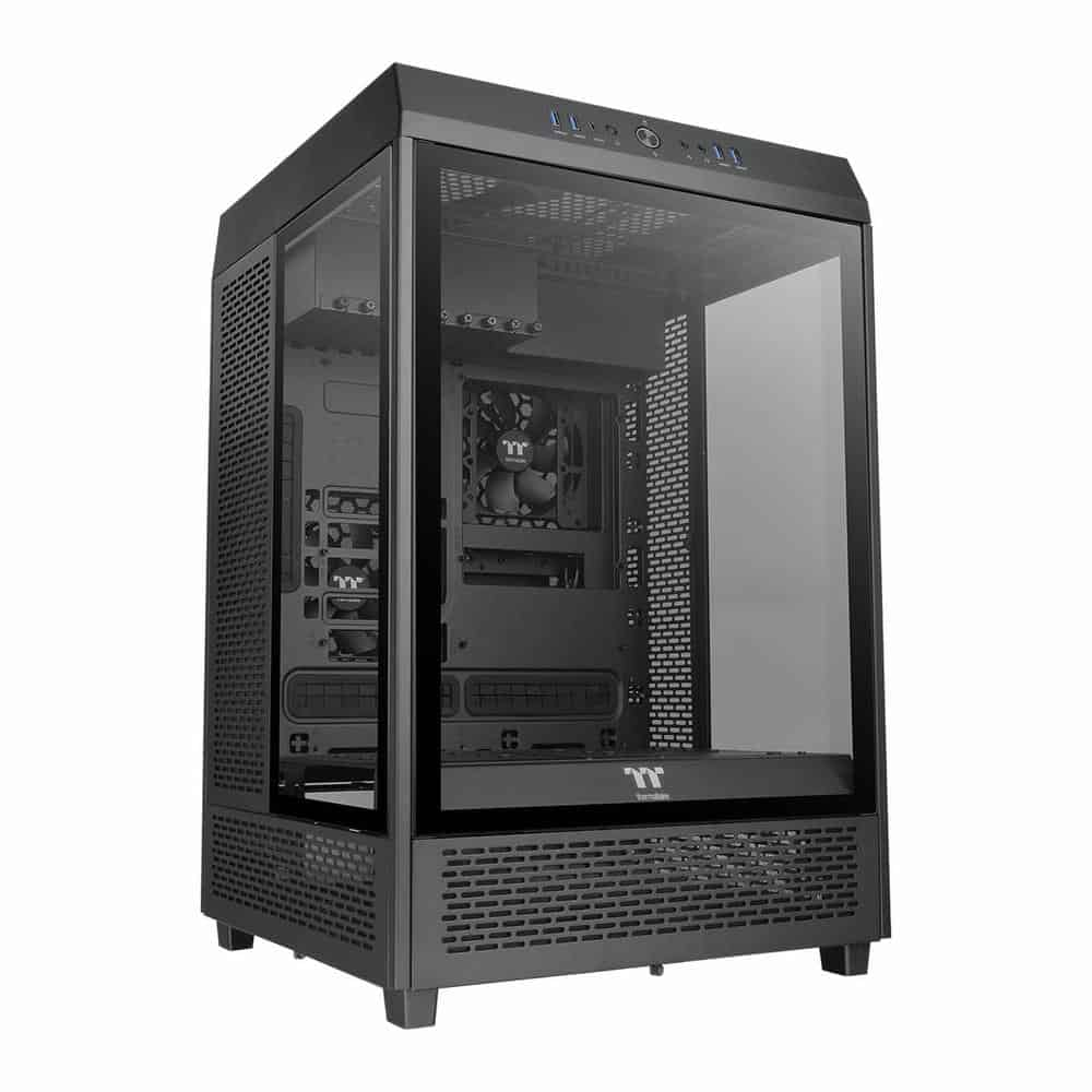 Thermaltake The Tower 500 Black Mid Tower Tempered Glass PC Refurbished Gaming Case